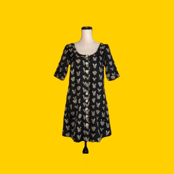 Anthropologie Dresses & Skirts - 🟠 Maeve 🟠 silk puppy monogram mini dress